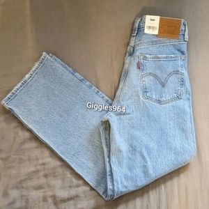 Levi's Ribcage Straight Jeans Samba Done